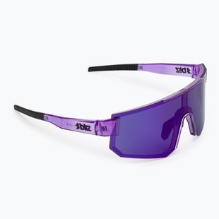 Slnečné okuliare Bliz P005 transparent purple/smoke purple mirror