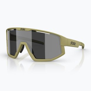 Slnečné okuliare Bliz Fusion matte amber green/smoke silver mirror
