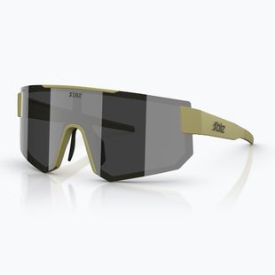 Slnečné okuliare Bliz P005 matte amber green/smoke silver mirror