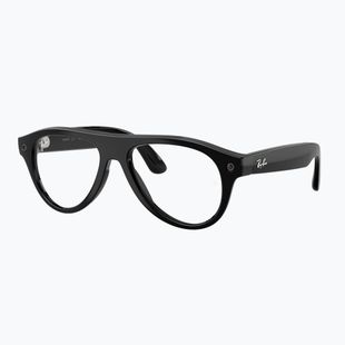 Okuliare s kamerou Ray-Ban Meta Aviator shiny black/trs g. green