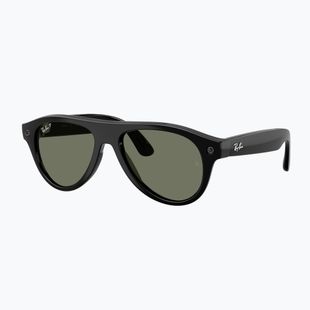 Okuliare s kamerou Ray-Ban Meta Aviator shiny black/g15 green polar