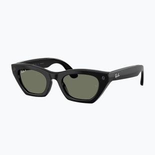 Okuliare s kamerou Ray-Ban Meta Zena shiny black/g15 green polar