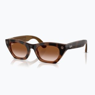 Okuliare s kamerou Ray-Ban Meta Zena havana/gradient brown