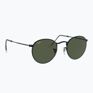 Slnečné okuliare Ray-Ban Round Metal black/green g-15