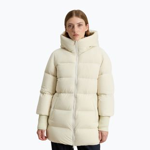 Dámská bunda Woolrich Cloud Madison Coat mléčná smetana
