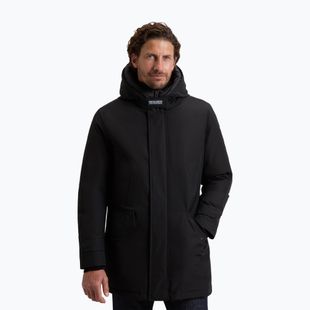 Pánsky zateplený kabát Woolrich Polar High Collar Parka black