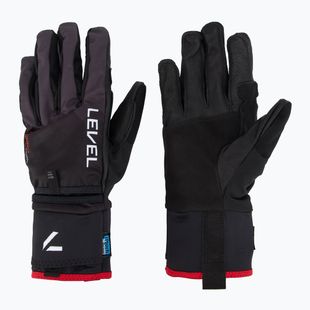 Lyžiarske rukavice Level Alper Light black