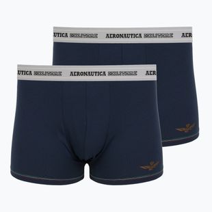 Pánske boxerky Aeronautica Militare AM1UBX004 2 pack navy