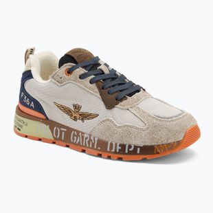 Pánske topánky Aeronautica Militare 252SC0276UCT03546 multicolor beige/navy blue