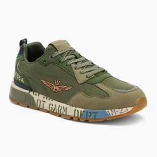 Pánske topánky Aeronautica Militare 252SC0276UCT04249 military green