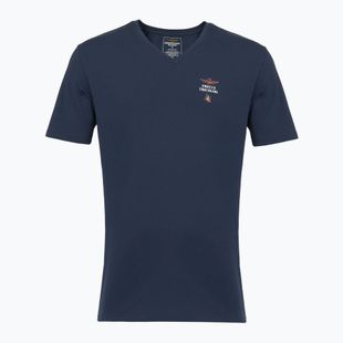 Pánske tričko Aeronautica Militare AM1UTI006 V-Neck blue