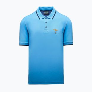 Tričko Aeronautica Militare PO1308UP00082 Polo silver lake blue