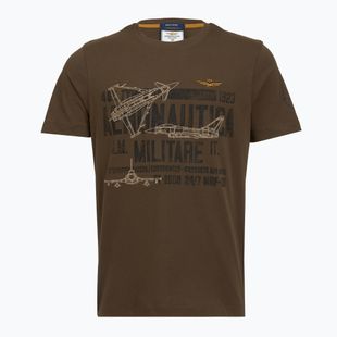 Pánske tričko Aeronautica Militare TS2535UJ00641 chestnut brown