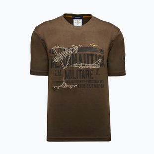 Pánske tričko Aeronautica Militare TS2535UJ00641 chestnut brown