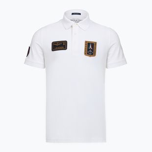 Pánske tričko Aeronautica Militare PO1927UP00191 Polo off white
