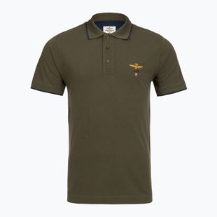 Pánske polo tričko Aeronautica Militare 262PO1308UP00082 Polo verde scuro