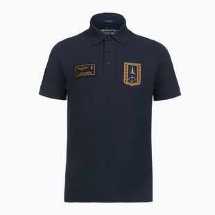 Pánske tričko Aeronautica Militare PO1927UP00191 Navy blue polo