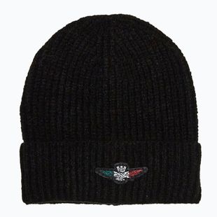 Pánska zimná čiapka Czapka Aeronautica Militare 262CU0034UL00451 jet black