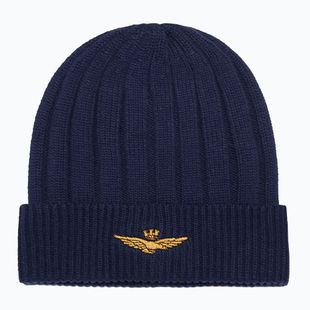 Pánska zimná čiapka Czapka Aeronautica Militare 262CU0098UL00485 blu navy
