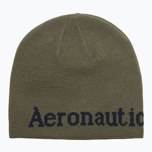 Pánska zimná čiapka Czapka Aeronautica Militare 262CU0093UL00450 Tea Leaf