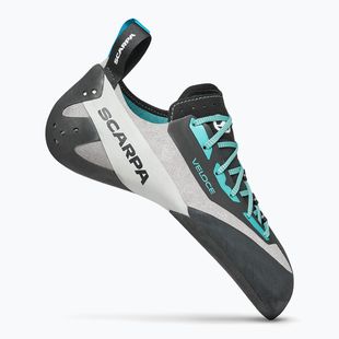 Dámske lezecké topánky SCARPA Veloce L light gray/maldive