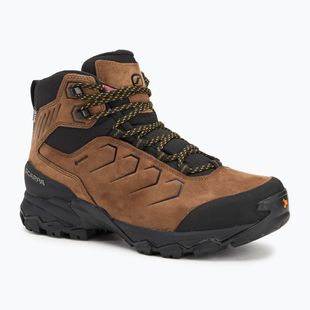 Pánske trekové topánky SCARPA Moraine Polar Gtx dark brown / sulphur