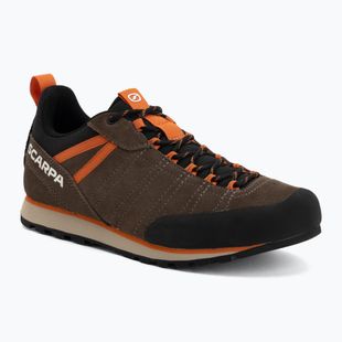 Pánske turistické topánky SCARPA Crux 2 caribou/rust orange