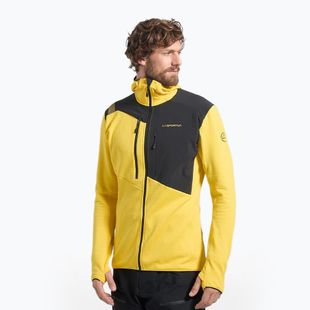 Pánska termo mikina La Sportiva Lucendro Thermal Hoody yellow/black