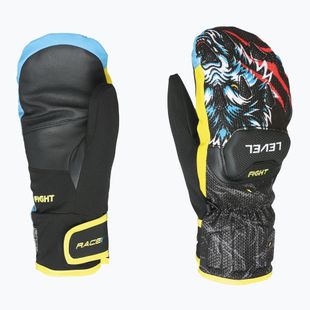 Lyžiarske rukavice Level Race Replica Mitt black/yellow