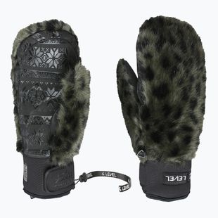 Dámske lyžiarske rukavice Level Siberian Mitt forest