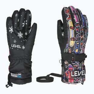 Detské snowboardové rukavice Level Junior purple