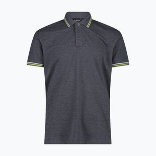Pánska polo tričko CMP 34D5987 black/blue