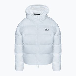 Dámska bunda EA7 Emporio Armani Train Shiny ECO Extra Padded Bomberka white