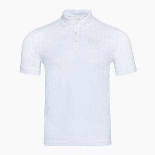 Pánske tričko EA7 Emporio Armani Train Visibility Polo white