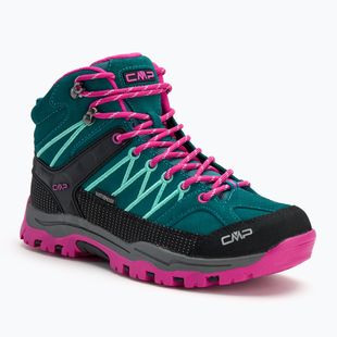 Juniorská trekkingová obuv CMP Rigel Mid lake / pink fluo