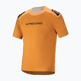 Pánsky cyklistický dres Alpinestars A-Aria Polartec Switch dark gold