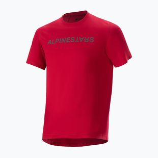 Pánsky cyklistický dres Alpinestars  A-Aria Switch red fluo