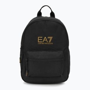 Detský mestský batoh EA7 Emporio Armani Train Core 6 l black / gold logo black gold logo