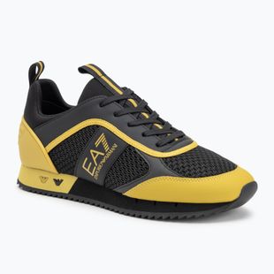 Topánky EA7 Emporio Armani Black & White Laces black/antique moss