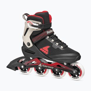 Pánske kolieskové korčule Rollerblade Macroblade 84 black/sand/red