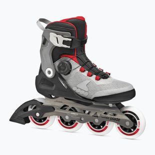 Pánske kolieskové korčule Rollerblade Macroblade 90 Boa black/grey/red