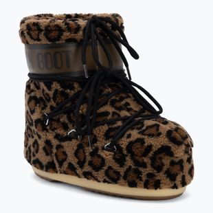 Dámske snehule Moon Boot Icon Low Fleece Leopard cognac/cocoa