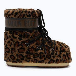 Dámske snehule Moon Boot Icon Low Fleece Leopard cognac/cocoa