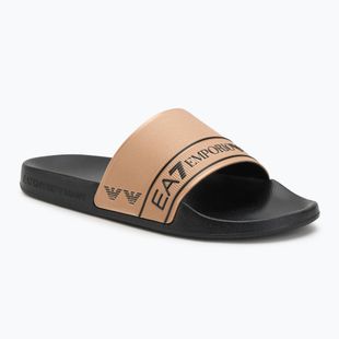 EA7 Emporio ArmaniWater Sports Tape žabky black / gold