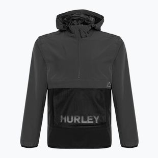 Pánska bunda Hurley Phantom + Packable Anorak dark stone grey