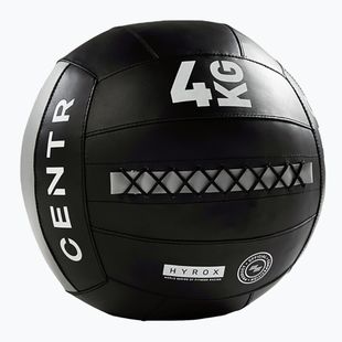 Medicimbalová lopta CENTR Competition Wall Ball Centr x Hyrox 4 kg black