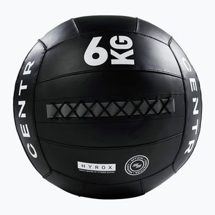 Medicimbalová lopta CENTR Competition Wall Ball Centr x Hyrox 6 kg black