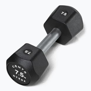 Činka Centr Urethane Dumbbell Centr x Hyrox 7,5 kg black