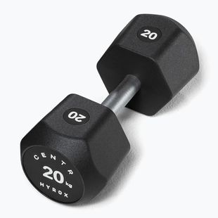 Činka Centr Urethane Dumbbell Centr x Hyrox 20 kg black