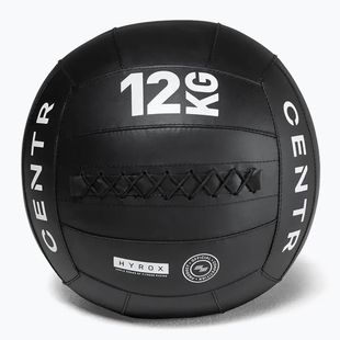 Medicimbalová lopta CENTR Wall Ball Centr x Hyrox 12 kg black